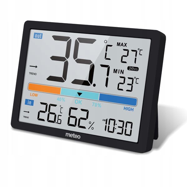 DIGITAALINEN SÄÄASEMA LÄMPÖMITTARI METEO SP109C