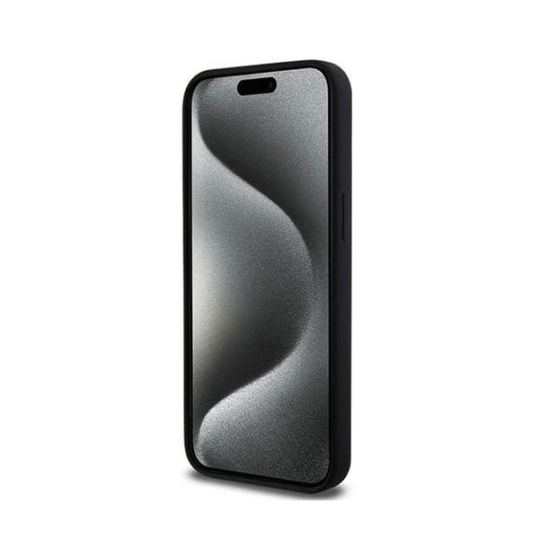 DKNY Liquid Silicone White Printed Logo MagSafe - iPhone 13 Pro Max cover (sort)