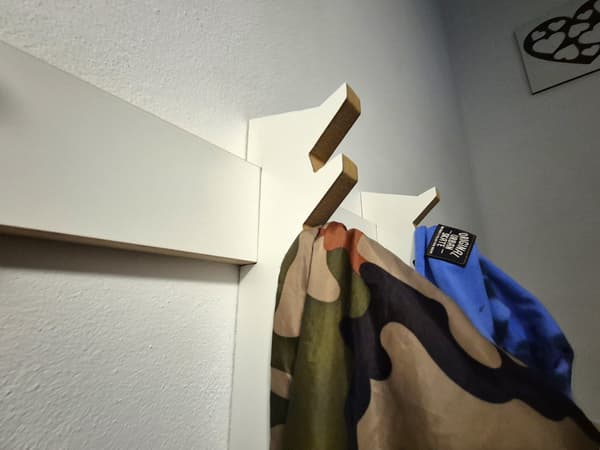 Julgransvägghängare i hallen - Igelkott