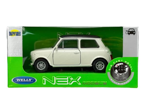 Welly Mini Cooper 1300 vit 1:34 43609