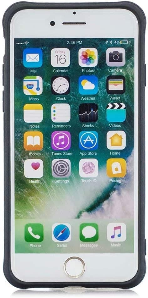 ETUI TIL APPLE IPHONE 7/IPHONE 8 SILIKONE SORT MAT ULTRATYND