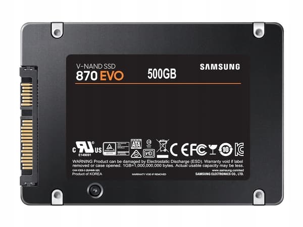 Samsung 870 EVO 500 GB 2,5" SATA III SSD