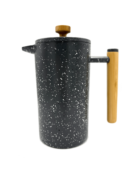 Ranskannostin 1000 ml harmaa puisella kahvalla