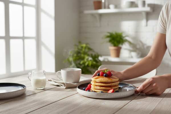 LUNA LINE KERAMISK TALLERKEN 30 CM RUND STOR TIL SERVERING