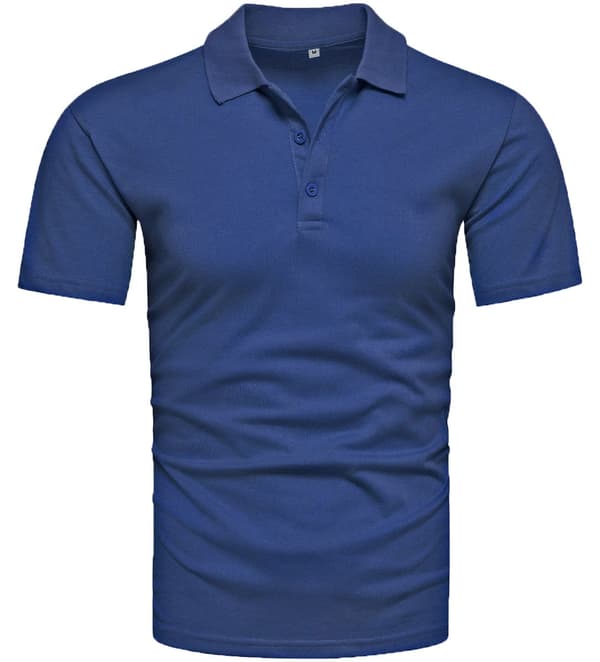 Herre T-shirt, V-hals, sort, Recea L