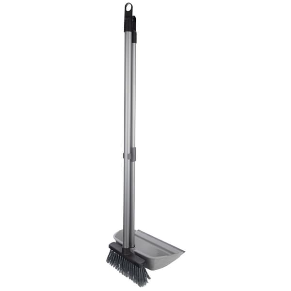 Pitkä luuta roskakauhalla 87 cm