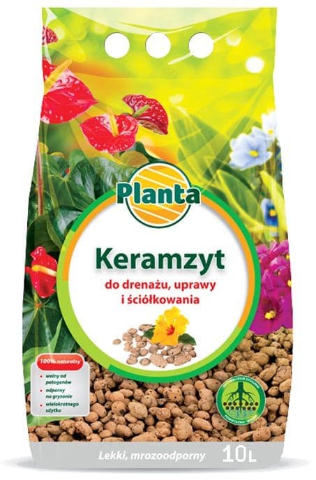 Fin expanderad lera 4-10 mm 10 l Planta