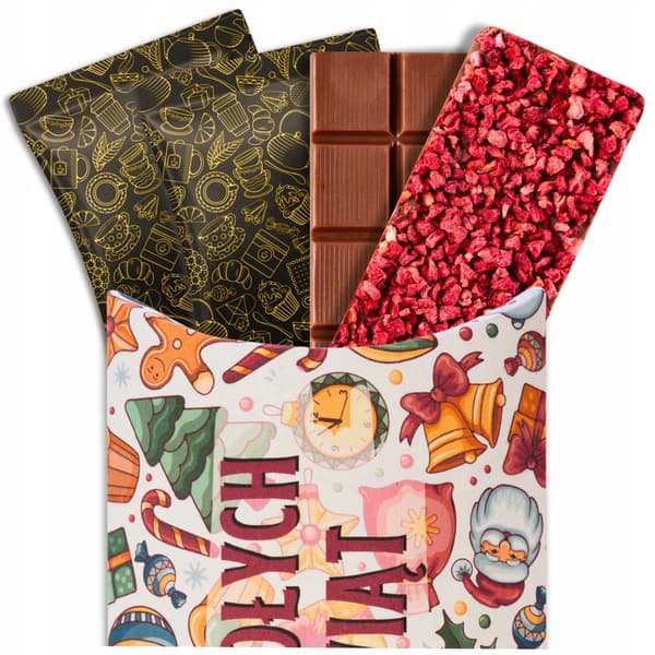 PRESENT FÖR HÖGTIDER gåva nikolaus set te kaffe choklad låda