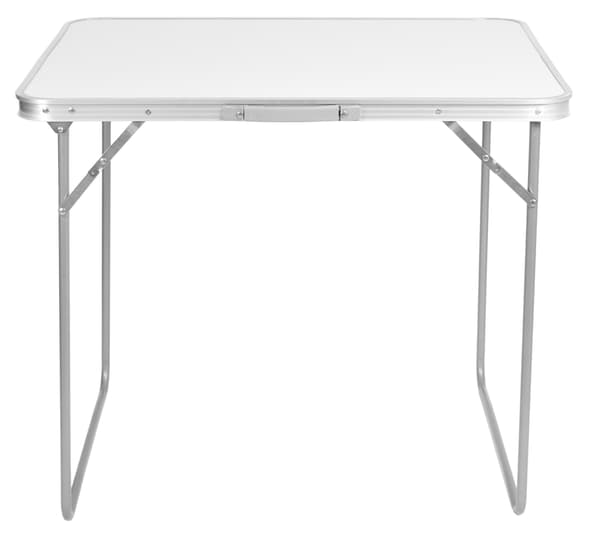 CORN campingbord, foldbart, 80x60 cm, hvidt