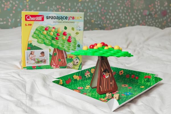 Färgglad spel Quercetti Fallande äpplen