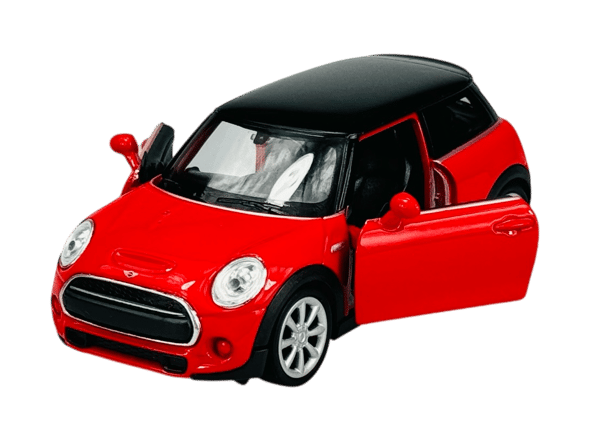 Welly NY mini hatchback röd 1:34 43696