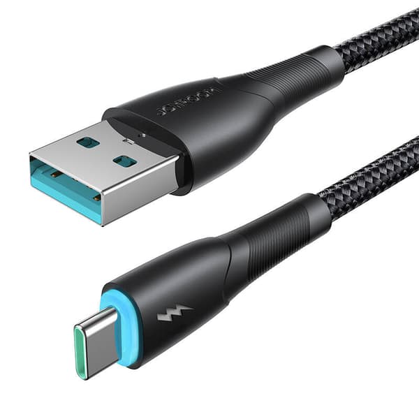 Joyroom SA32-AC3 Starry USB-C-kaapeli, 3A, 1m musta