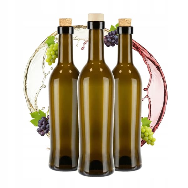40x TOSCANA glasflaskor 500ml för VIN, LIKÖR, OLIVOLJA