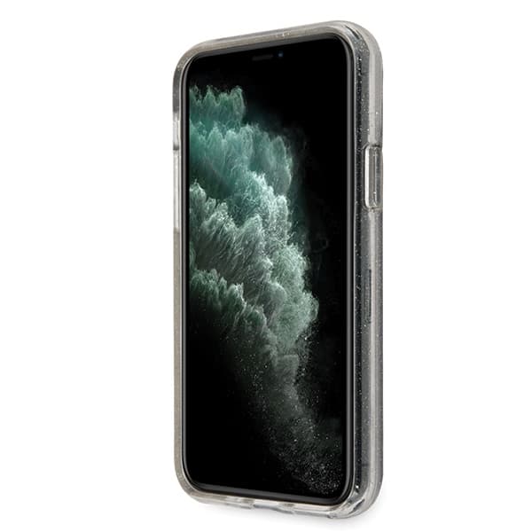 Guess GUHCN65PCGLSI iPhone 11 Pro Max silver/silver hårt skal Glitter