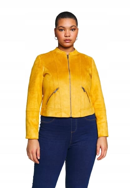 VERO MODA CURVE DAM GUL BIKERJACKA 44 WŁC