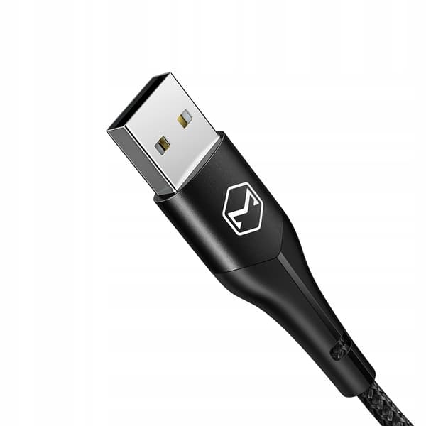 MCDODO USB LIGHTNING-KABEL HURTIGOPLADNING 36W TIL IPHONE 13 14 2M LED SORT