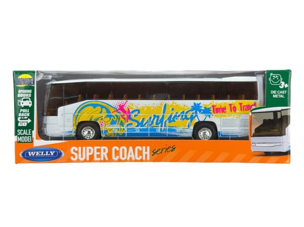 Welly Super Coach White 1:64 95948