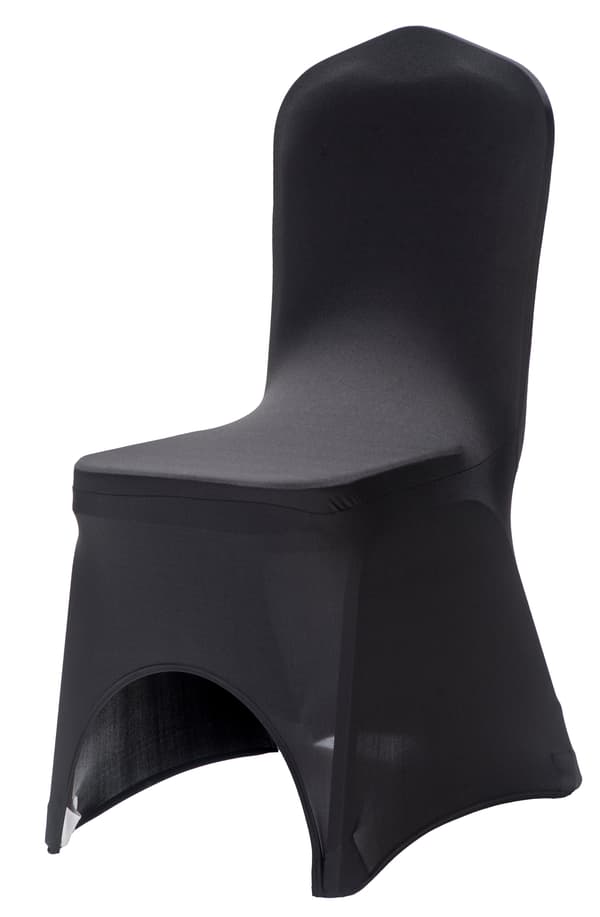 UNIVERSAL ELASTISK BETRÆK TIL BANQUETSTOL 250 g SORT x 50 stk.