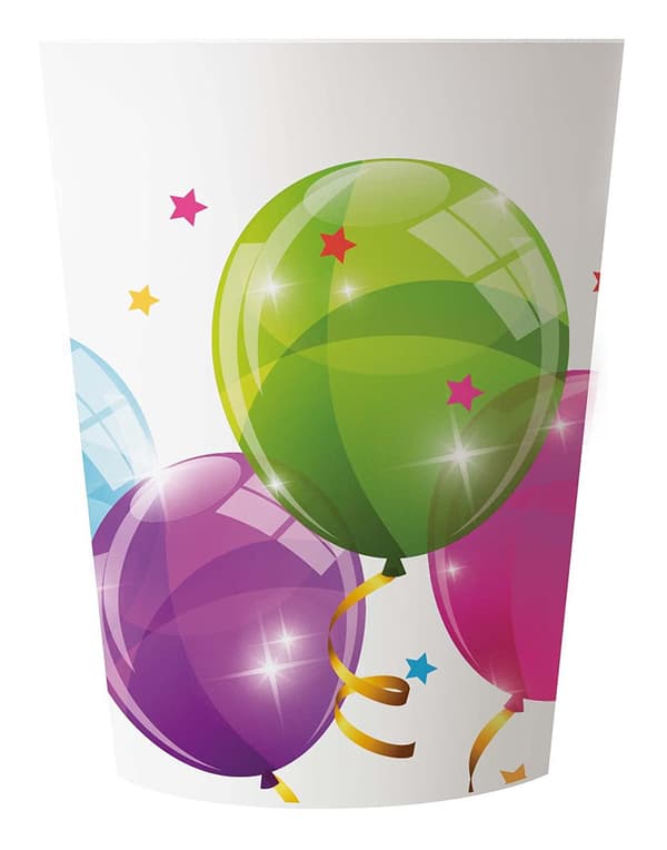 Plastmukit ilmapallot syntymäpäivä 230ml 2 kpl