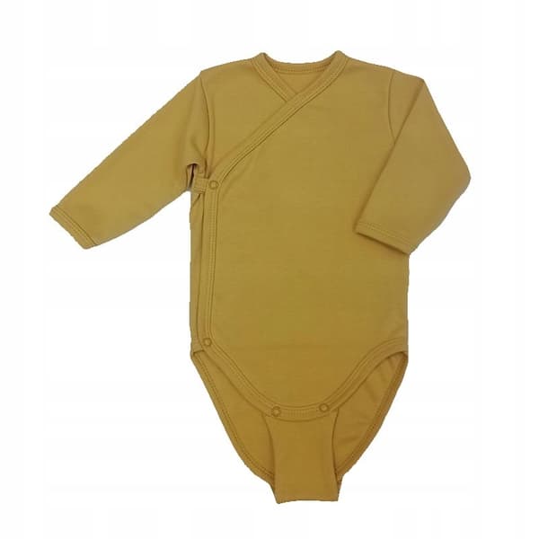 Bodysetti envelope koko 68 + Pidennin bodylle 12 cm sinappi