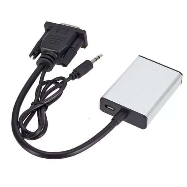 VGA + 3,5 mm jack - HDMI -muunnin