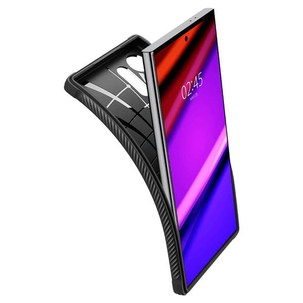 Spigen Rugged Armor - Etui til Samsung Galaxy S24 Ultra (Mat Sort)