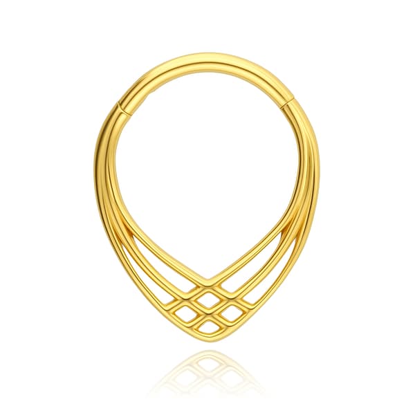 Clicker örhänge - guld - K-079 1.2/8