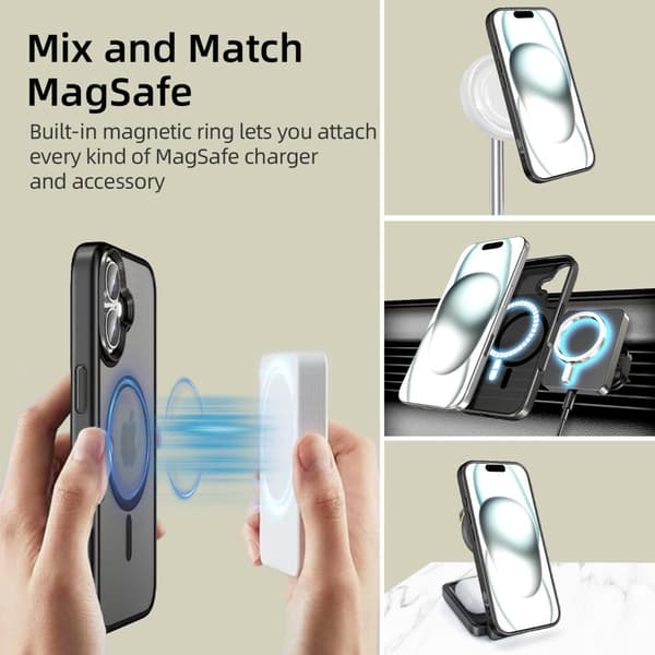TECH-PROTECT MAGMAT MAGSAFE IPHONE 16 MATTA MUSTA