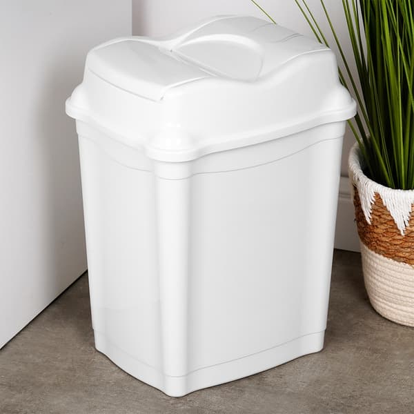 Vit plast soporlåda 16 l