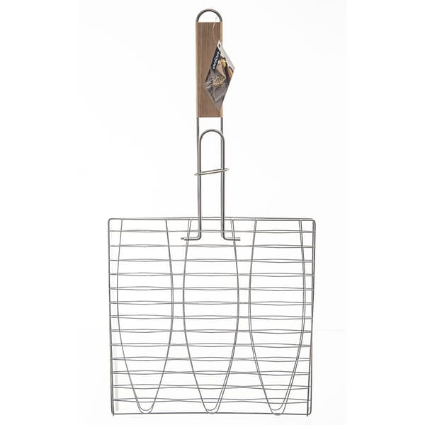 Metalgrillrist til fisk 28x55,5 cm