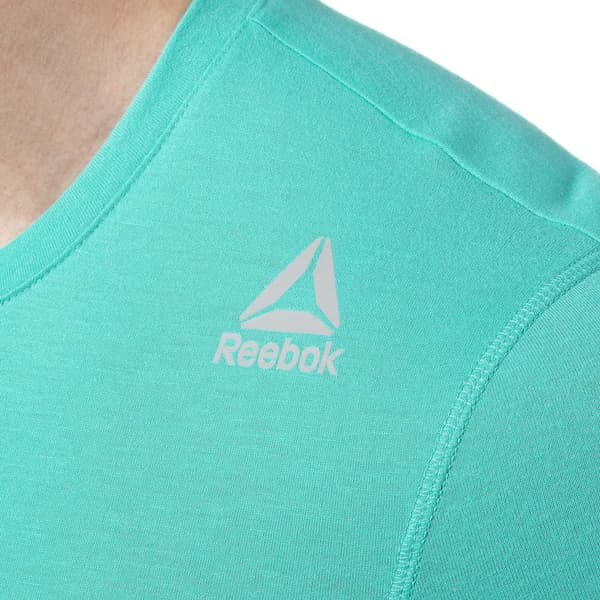 Reebok Workout Ready Supremium 2.0 T-shirt Blågrøn S