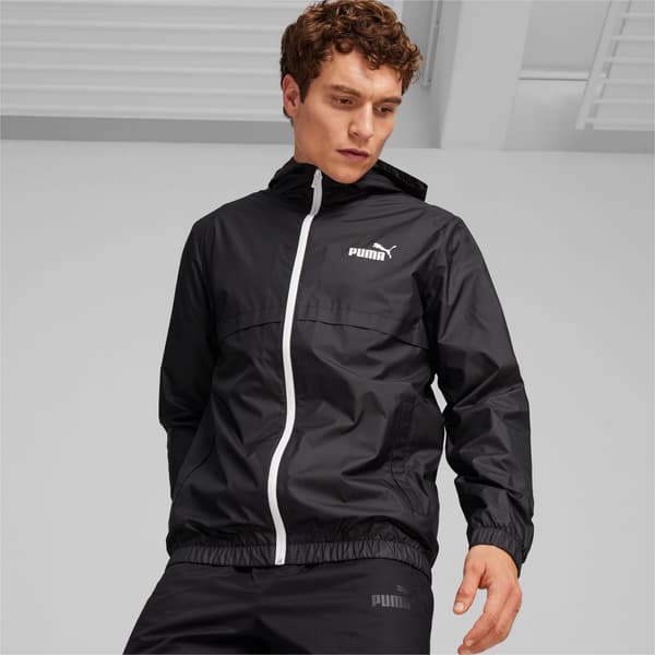 Puma ESS SOLID WINDBREAKER herre hættejakke sort 84748452 størrelse XL