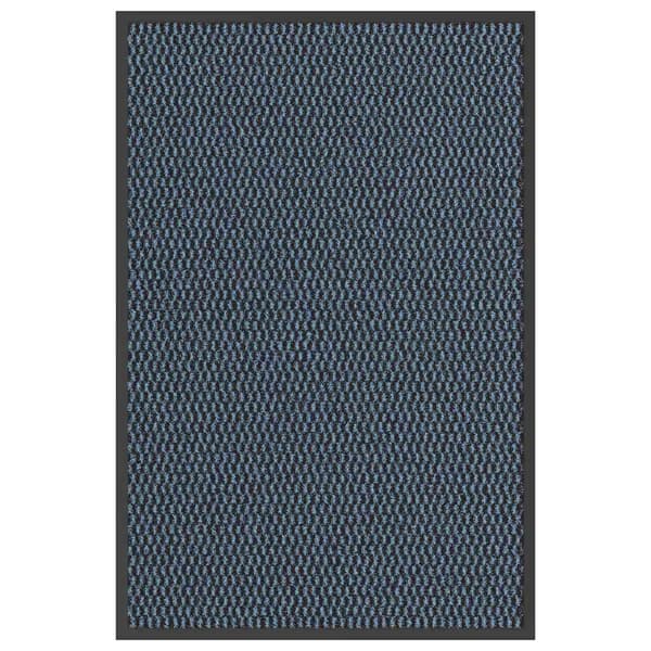 vidaXL Dörrmatta blå 60x90 cm