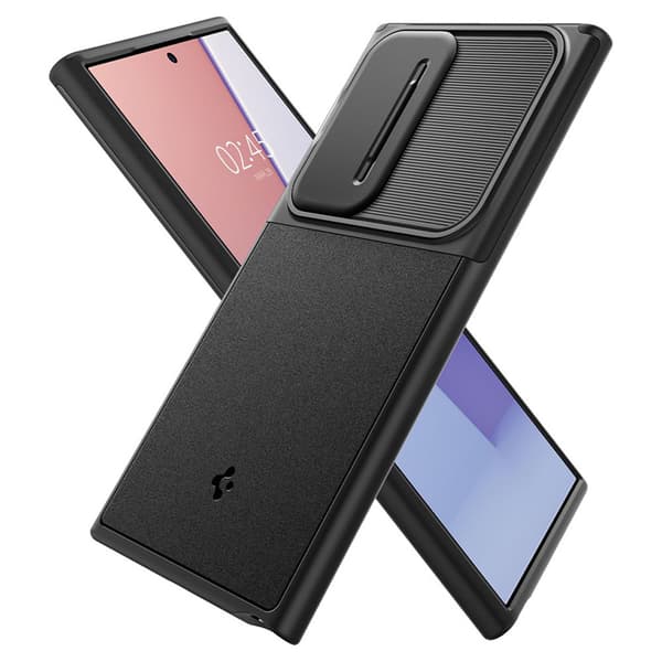 Spigen Optik Armor - Etui til Samsung Galaxy S24 Ultra (Sort)