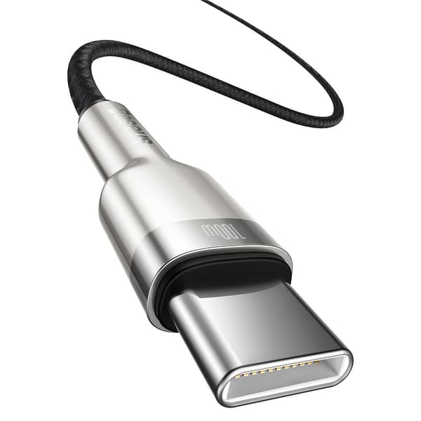 Baseus Cafule USB-C till USB-C-kabel, 100W, 2m (svart)