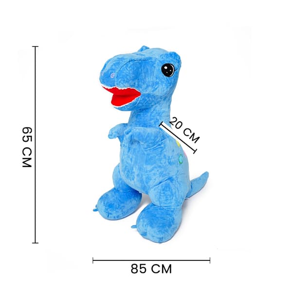 Dinosaur Edi 90cm - sininen