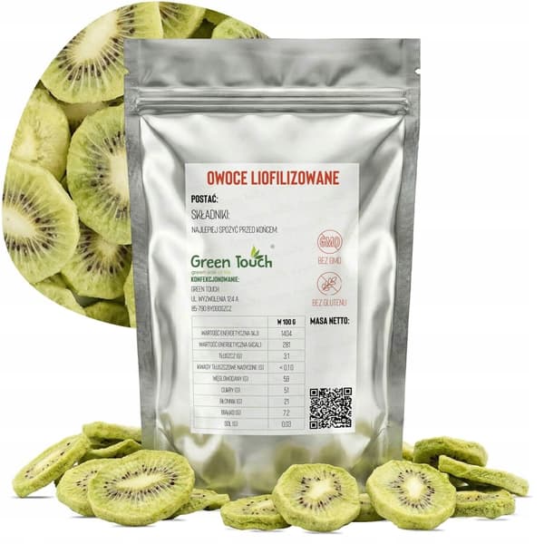 FRYSTORKAD KIWI HELA SKIVOR 100 g knaprig snacks