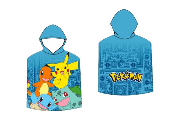 POKEMON Hupullinen Kylpypyyhe