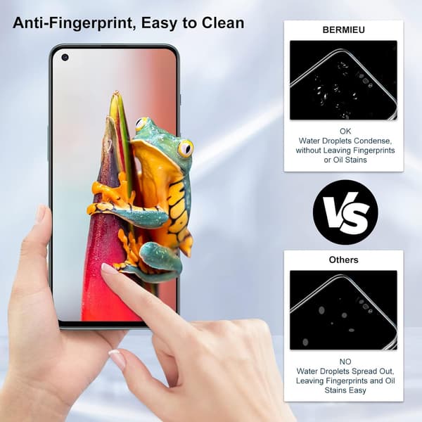 3x 9H HÄRDAT GLAS FÖR ONEPLUS NORD 2 SOLIDRESISTENT SKYDDSSKYDD