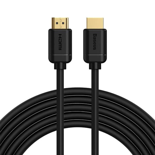 Baseus HDMI 2.0 -kaapeli, 4K 60Hz, 3D, HDR, 18Gbps, 5m (musta)