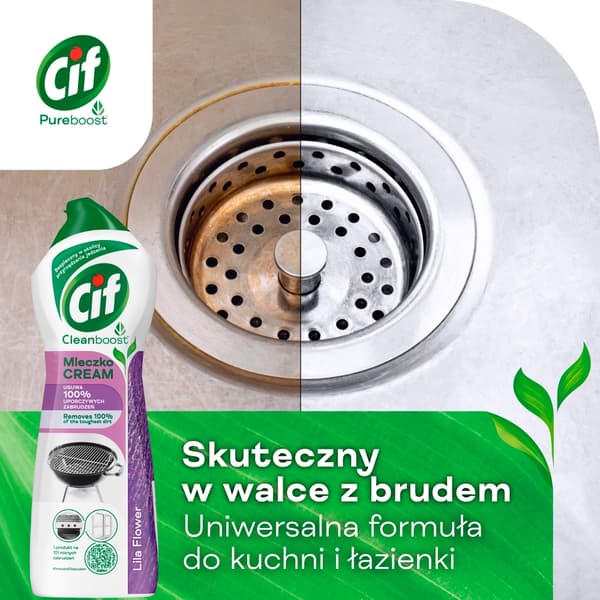 809835 CIF Mjölk Lila 650ml