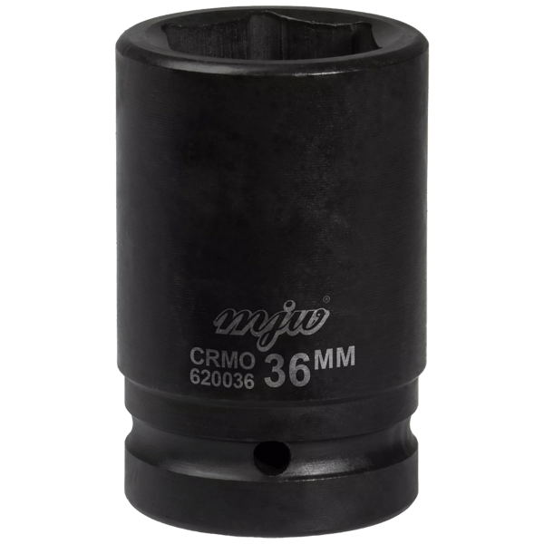 MJW Krafthylsa 1"" lång 6-kant 36 mm