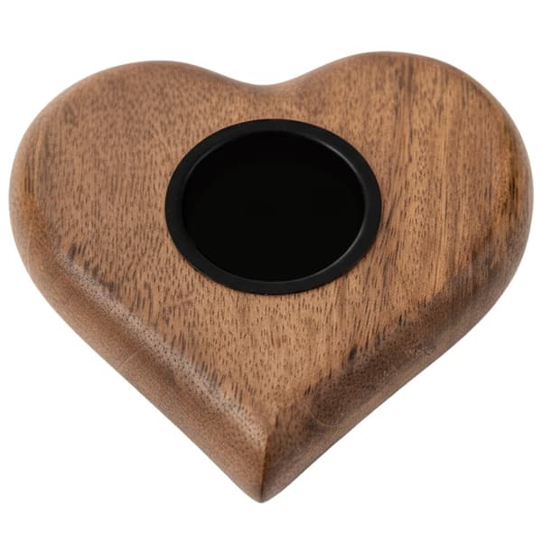 Trä ljusstake för tealight MANGO 12,5x12 cm