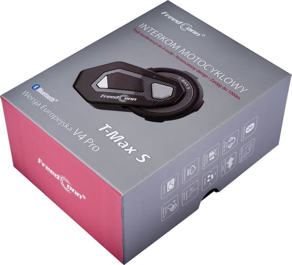 FreedConn T-Max S V4 Pro Sin motorcykelintercom