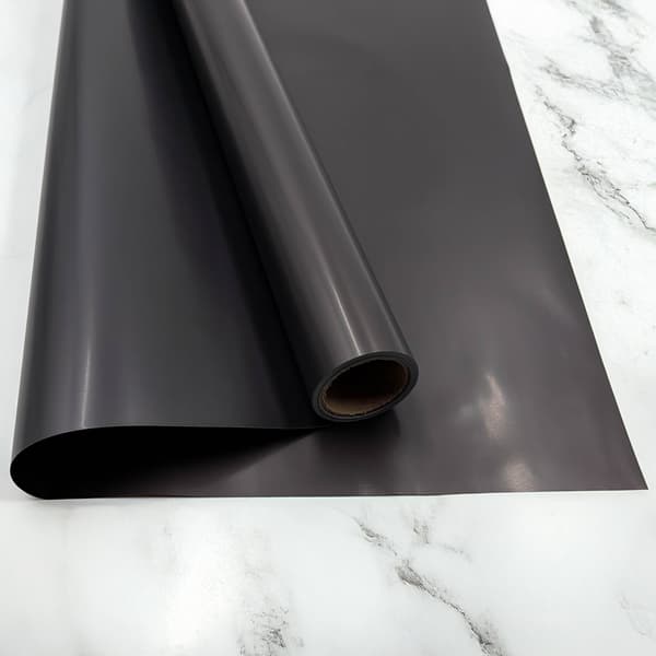 Blomfolie - "Elegant" Svart - Rulle 58cm x 10m
