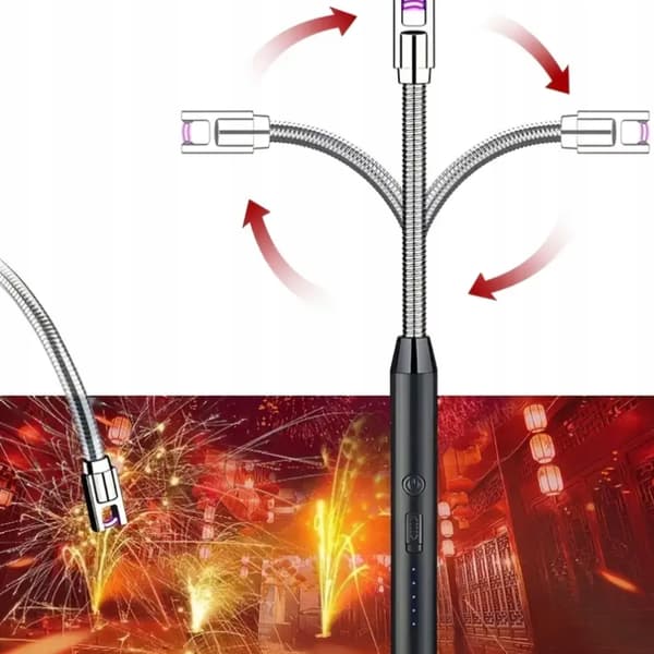 Plasmalighter til gravlys USB genopladelig lighter til køkkenlys