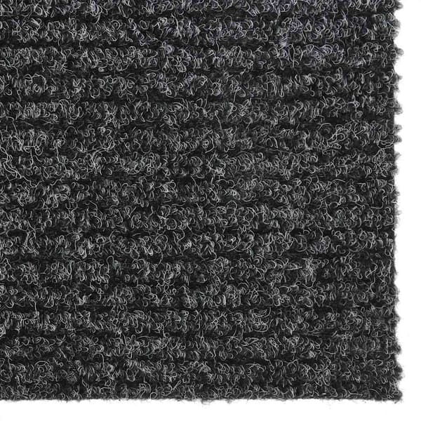 vidaXL smudsabsorberende tæppe, 100x300 cm, antracit