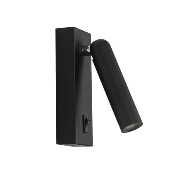 NOVA LED VÆGLAMPE SORT ITALUX WL-46376-1-BK