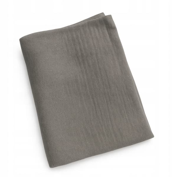 Barnsängslakan 120x60 muslin med elastik grå