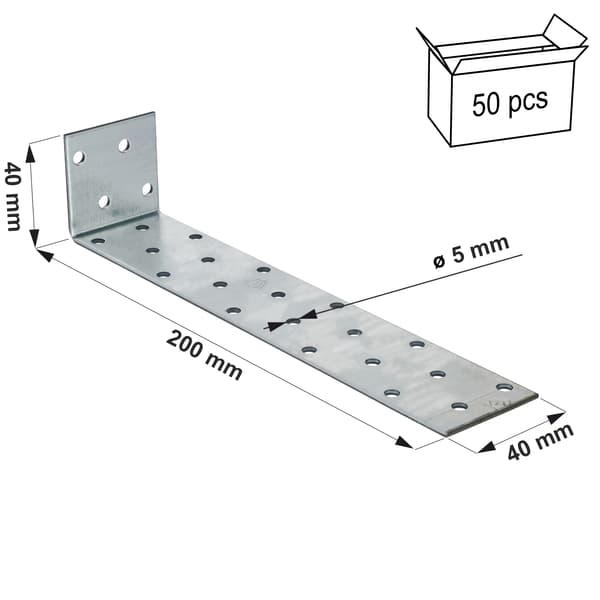 (z) Ankarvinkel KK1 40x200x40x2.0 (50)